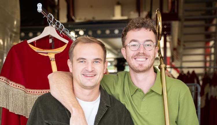 Happy Couple Bas en Sjoerd leerden elkaar kennen als Sint en Piet