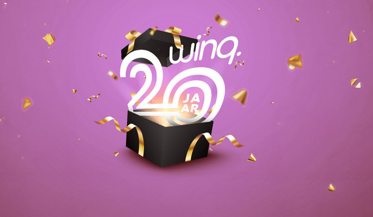 Bestel hier de feestelijke Winq Jubileumbox 2025